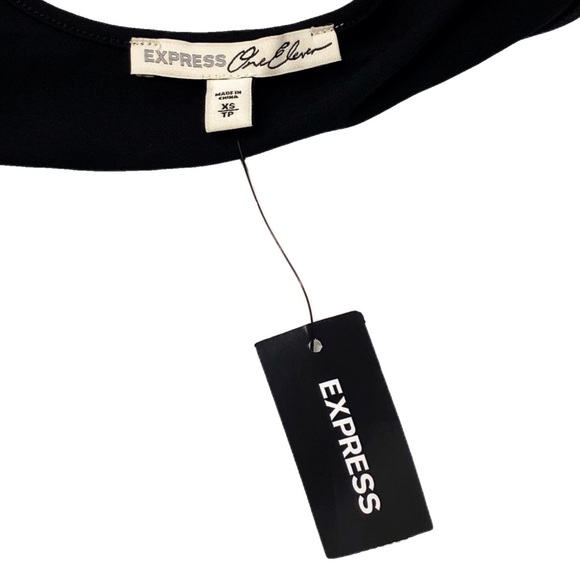 ✨NWT EXPRESS One Eleven Strappy Black Bralette XS - Picture 6 of 9